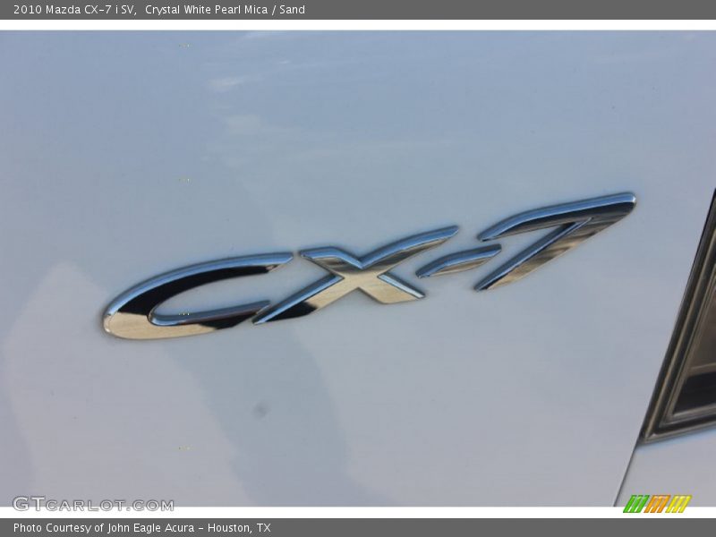 Crystal White Pearl Mica / Sand 2010 Mazda CX-7 i SV