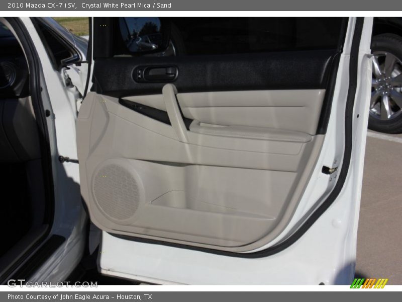Crystal White Pearl Mica / Sand 2010 Mazda CX-7 i SV