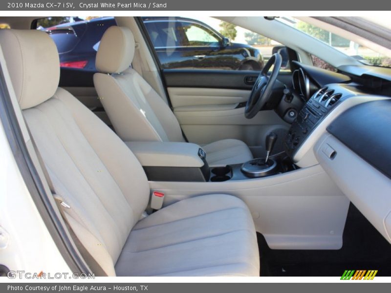 Crystal White Pearl Mica / Sand 2010 Mazda CX-7 i SV