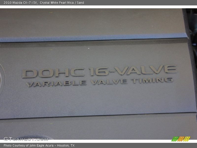 Crystal White Pearl Mica / Sand 2010 Mazda CX-7 i SV