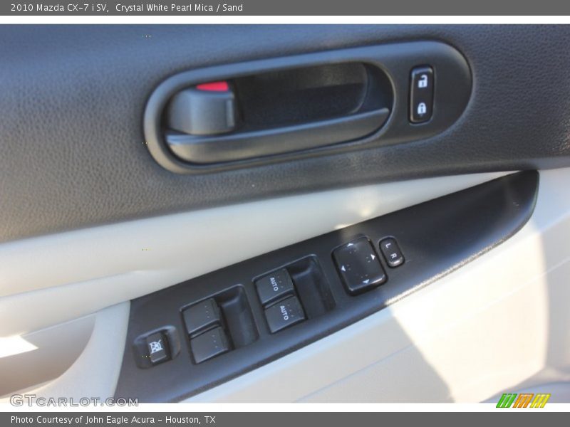 Crystal White Pearl Mica / Sand 2010 Mazda CX-7 i SV