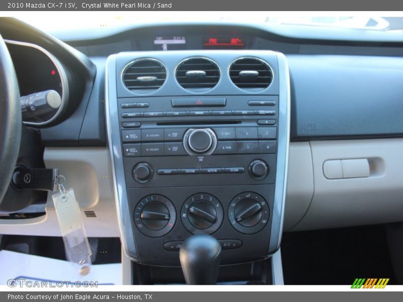 Crystal White Pearl Mica / Sand 2010 Mazda CX-7 i SV