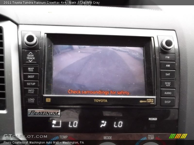 Black / Graphite Gray 2011 Toyota Tundra Platinum CrewMax 4x4