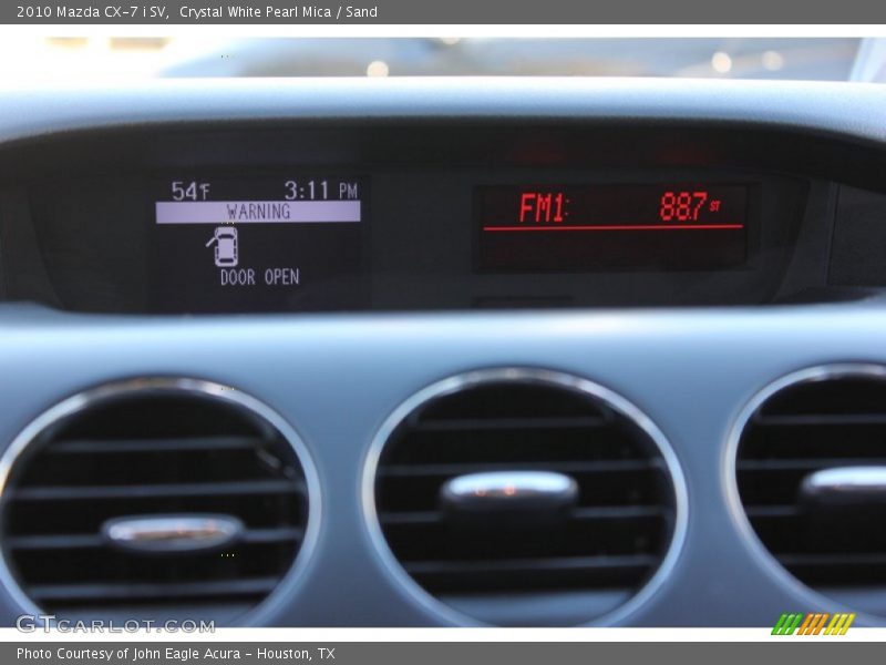 Crystal White Pearl Mica / Sand 2010 Mazda CX-7 i SV