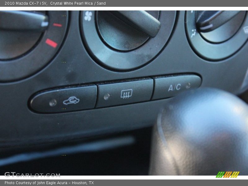 Crystal White Pearl Mica / Sand 2010 Mazda CX-7 i SV