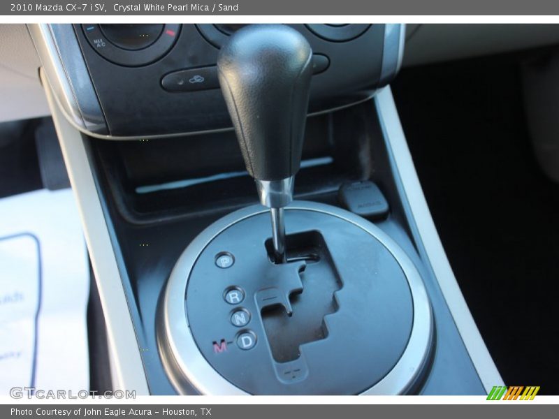 Crystal White Pearl Mica / Sand 2010 Mazda CX-7 i SV