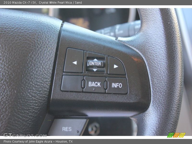 Crystal White Pearl Mica / Sand 2010 Mazda CX-7 i SV
