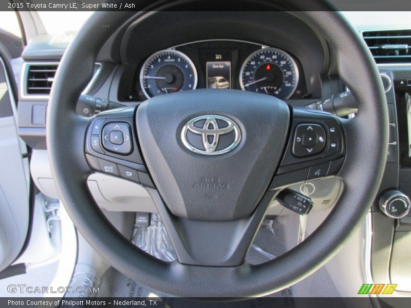 Super White / Ash 2015 Toyota Camry LE