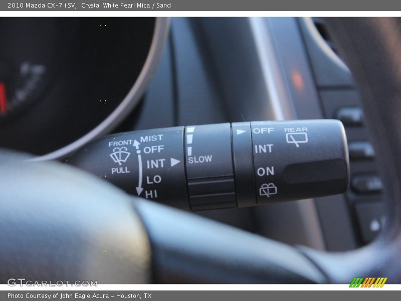 Crystal White Pearl Mica / Sand 2010 Mazda CX-7 i SV