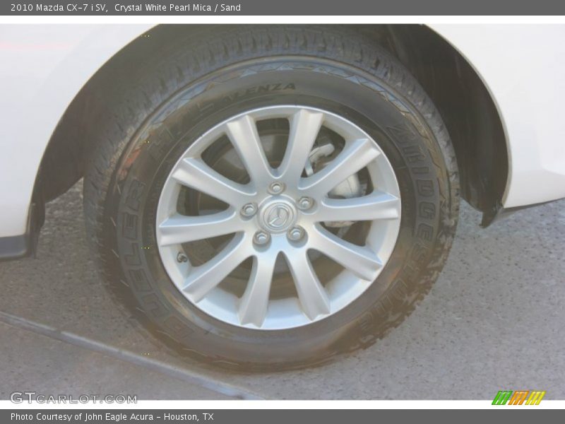 Crystal White Pearl Mica / Sand 2010 Mazda CX-7 i SV