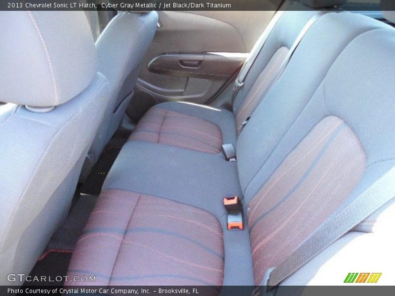 Cyber Gray Metallic / Jet Black/Dark Titanium 2013 Chevrolet Sonic LT Hatch