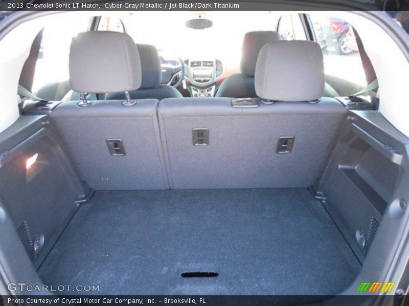 Cyber Gray Metallic / Jet Black/Dark Titanium 2013 Chevrolet Sonic LT Hatch