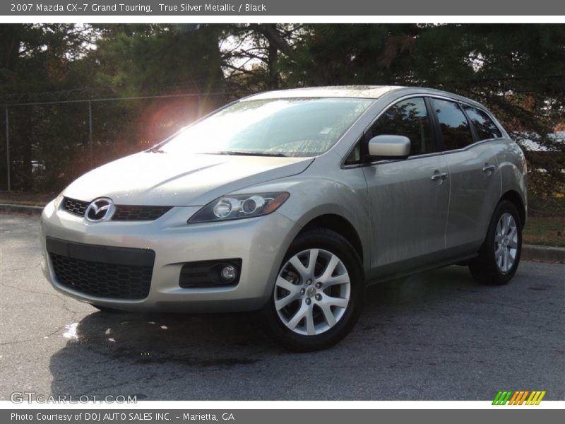 True Silver Metallic / Black 2007 Mazda CX-7 Grand Touring