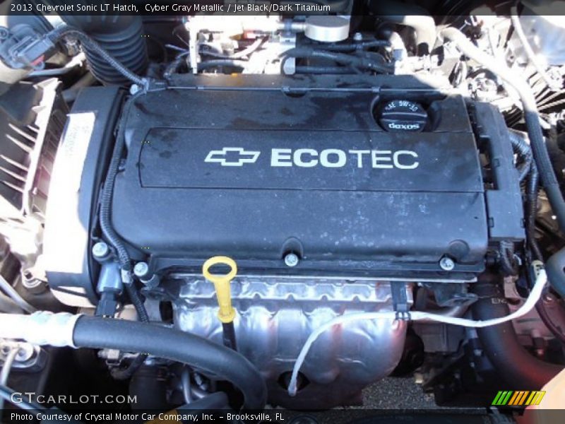 Cyber Gray Metallic / Jet Black/Dark Titanium 2013 Chevrolet Sonic LT Hatch