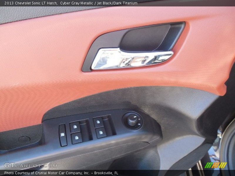 Cyber Gray Metallic / Jet Black/Dark Titanium 2013 Chevrolet Sonic LT Hatch