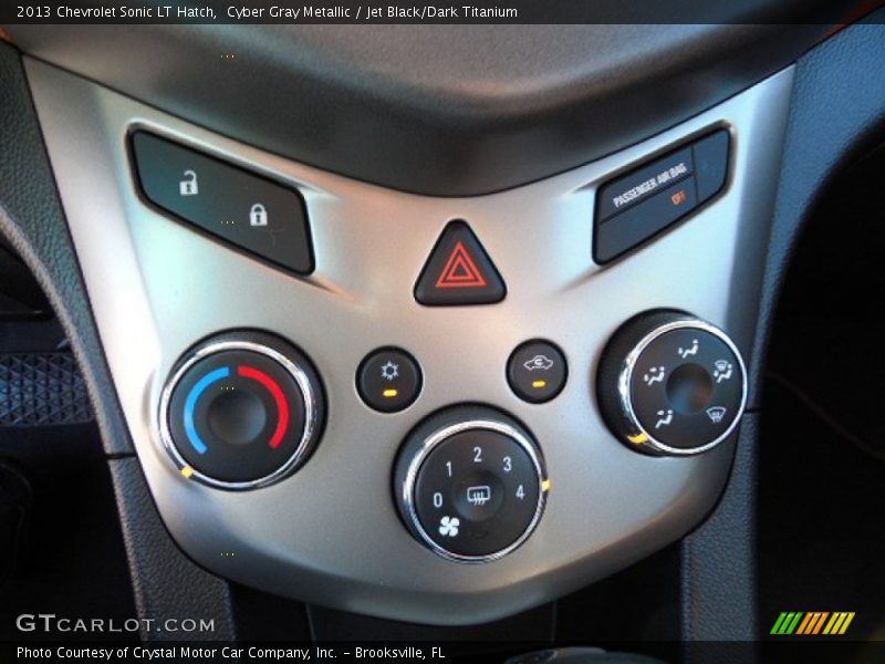 Cyber Gray Metallic / Jet Black/Dark Titanium 2013 Chevrolet Sonic LT Hatch