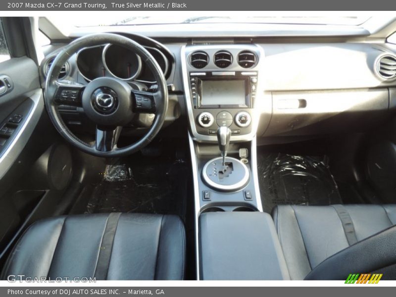 True Silver Metallic / Black 2007 Mazda CX-7 Grand Touring