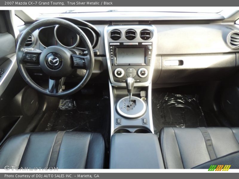 True Silver Metallic / Black 2007 Mazda CX-7 Grand Touring