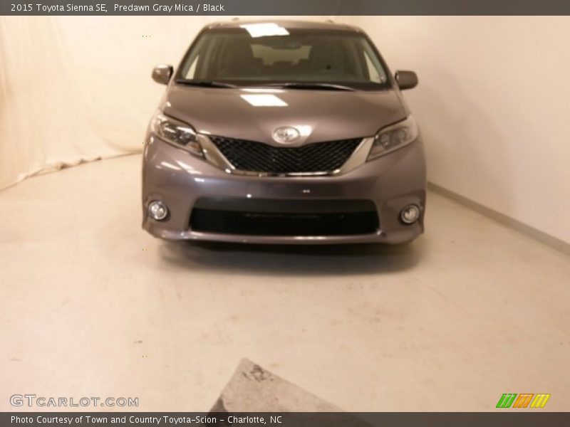 Predawn Gray Mica / Black 2015 Toyota Sienna SE