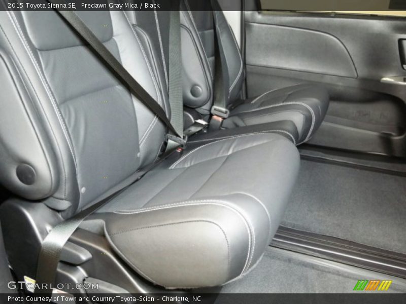 Predawn Gray Mica / Black 2015 Toyota Sienna SE