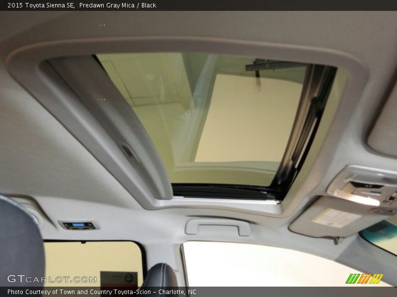 Predawn Gray Mica / Black 2015 Toyota Sienna SE