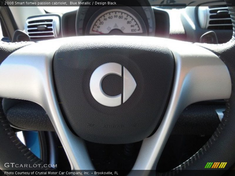 Blue Metallic / Design Black 2008 Smart fortwo passion cabriolet