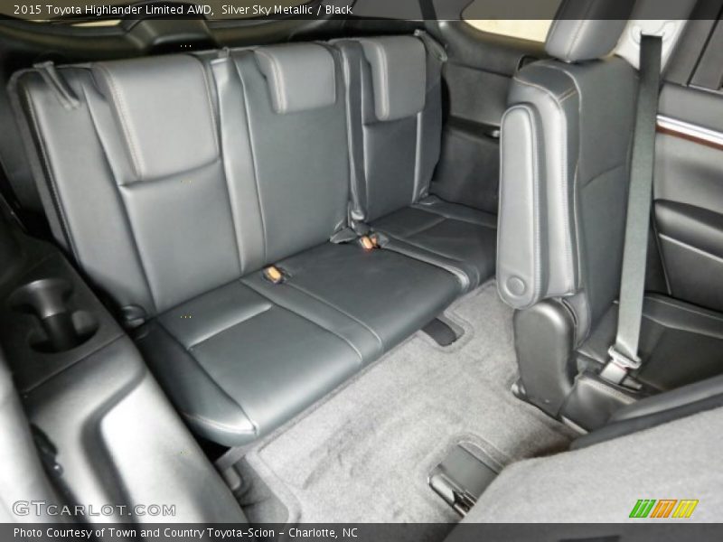 Silver Sky Metallic / Black 2015 Toyota Highlander Limited AWD