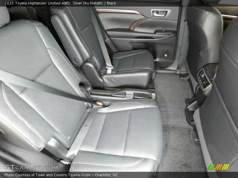 Silver Sky Metallic / Black 2015 Toyota Highlander Limited AWD