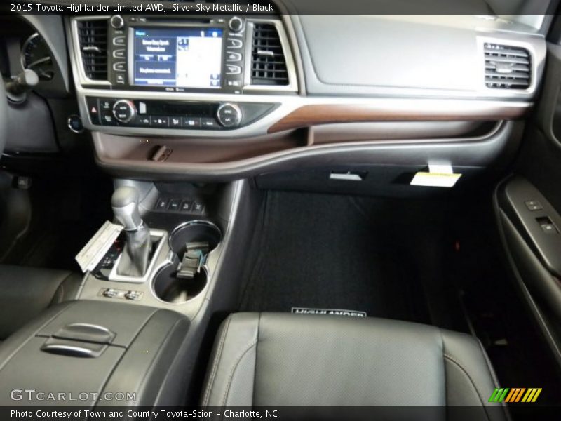 Silver Sky Metallic / Black 2015 Toyota Highlander Limited AWD