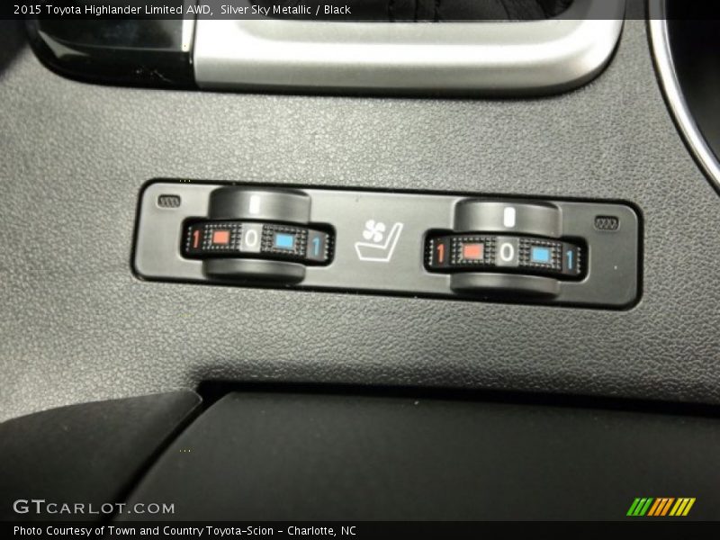 Silver Sky Metallic / Black 2015 Toyota Highlander Limited AWD