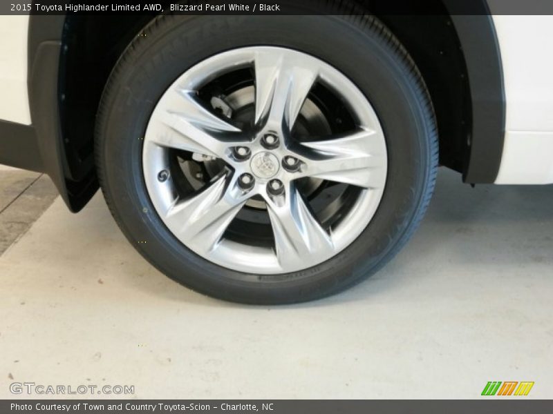 Blizzard Pearl White / Black 2015 Toyota Highlander Limited AWD