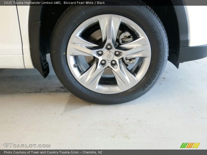 Blizzard Pearl White / Black 2015 Toyota Highlander Limited AWD
