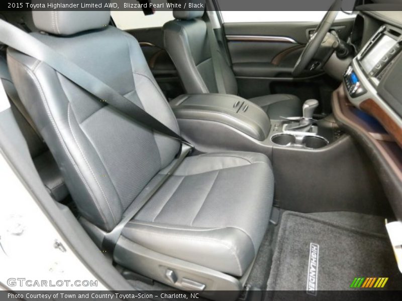 Blizzard Pearl White / Black 2015 Toyota Highlander Limited AWD