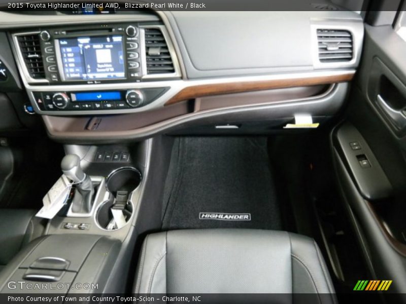 Blizzard Pearl White / Black 2015 Toyota Highlander Limited AWD
