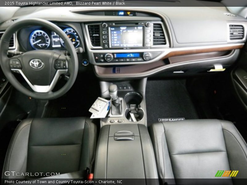 Blizzard Pearl White / Black 2015 Toyota Highlander Limited AWD
