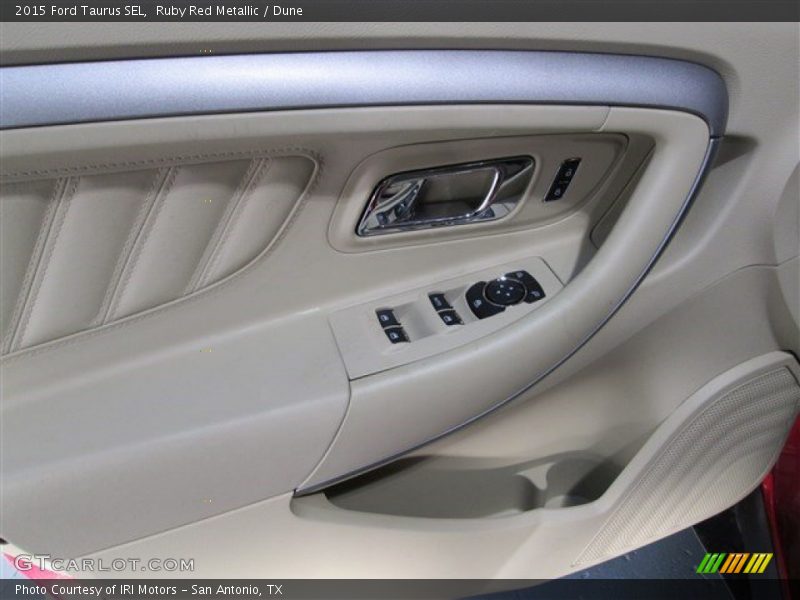 Ruby Red Metallic / Dune 2015 Ford Taurus SEL