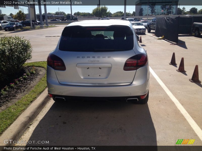Classic Silver Metallic / Black 2012 Porsche Cayenne
