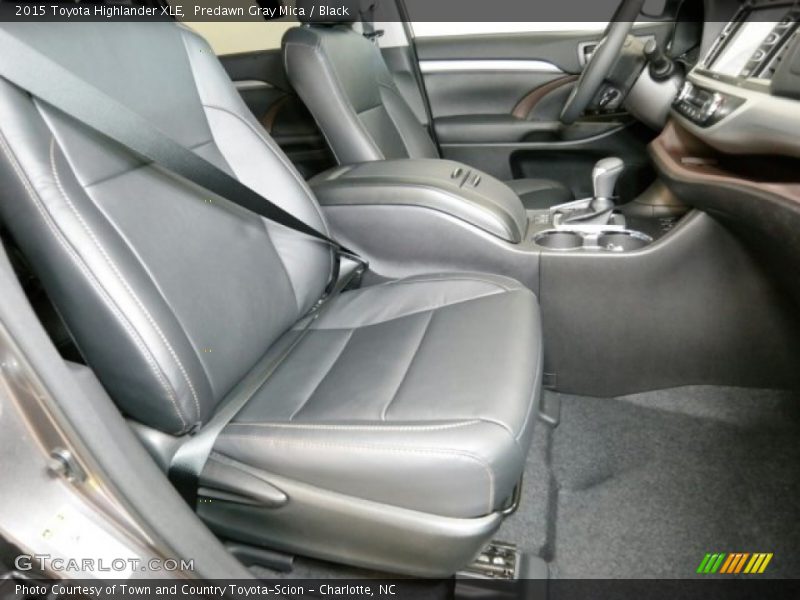 Predawn Gray Mica / Black 2015 Toyota Highlander XLE