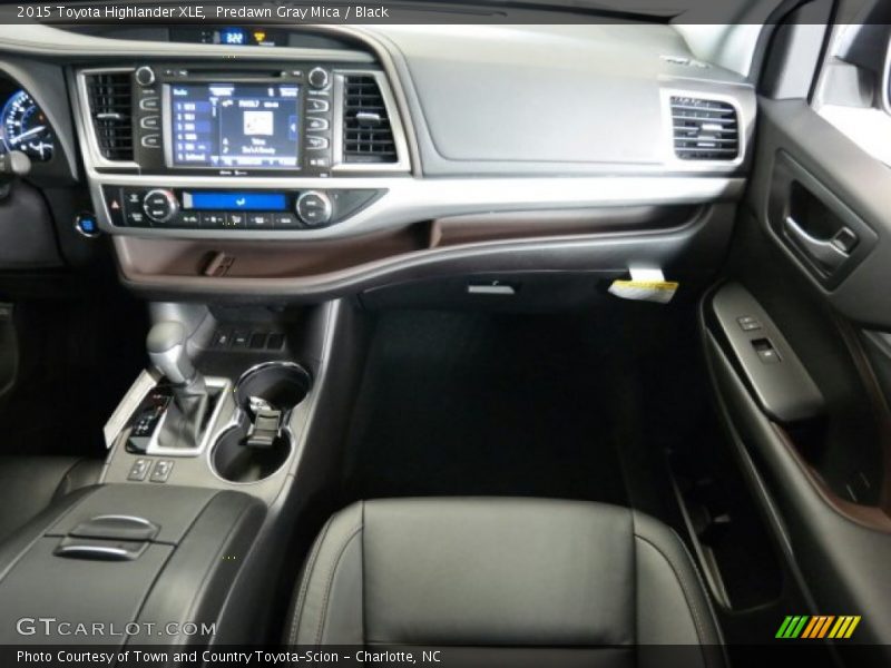 Predawn Gray Mica / Black 2015 Toyota Highlander XLE