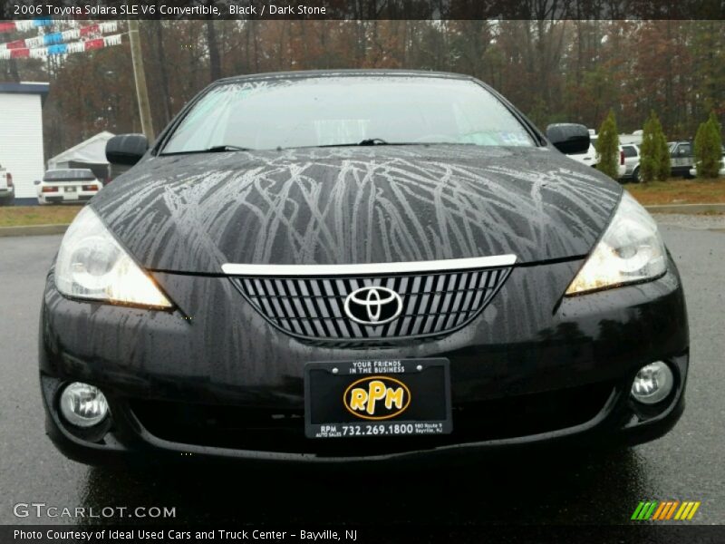 Black / Dark Stone 2006 Toyota Solara SLE V6 Convertible