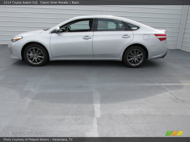 Classic Silver Metallic / Black 2014 Toyota Avalon XLE