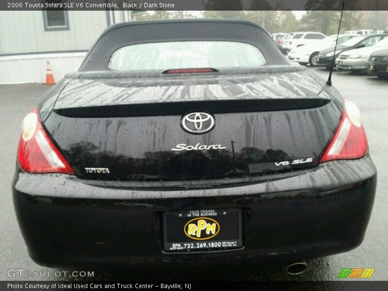 Black / Dark Stone 2006 Toyota Solara SLE V6 Convertible