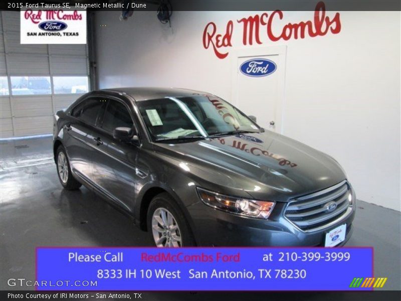 Magnetic Metallic / Dune 2015 Ford Taurus SE