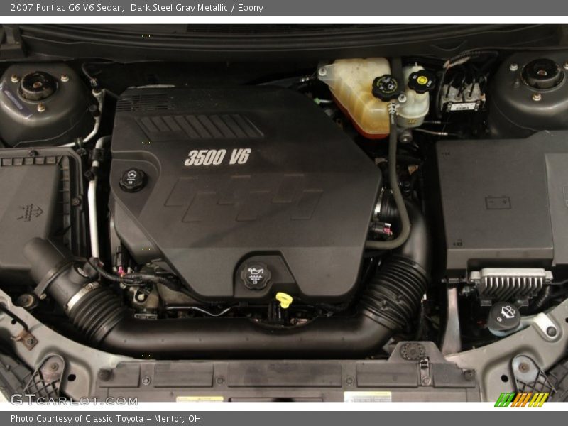Dark Steel Gray Metallic / Ebony 2007 Pontiac G6 V6 Sedan