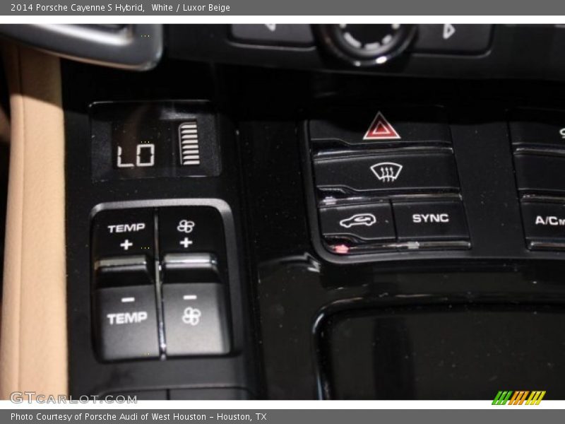 White / Luxor Beige 2014 Porsche Cayenne S Hybrid