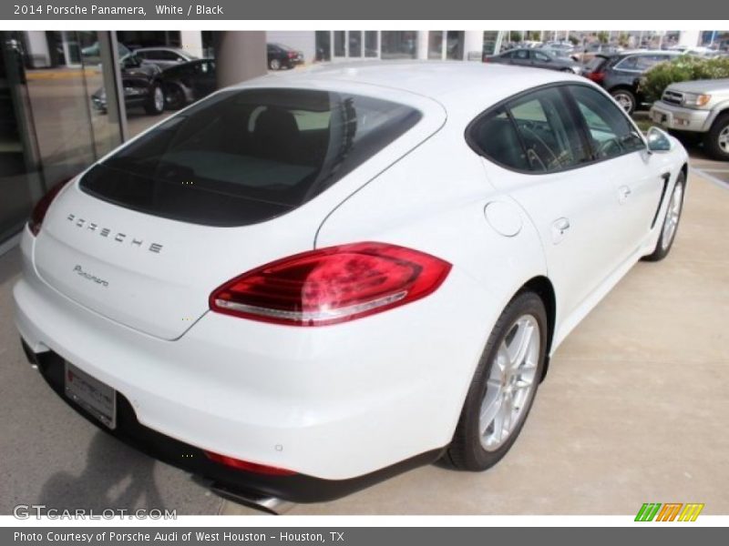 White / Black 2014 Porsche Panamera