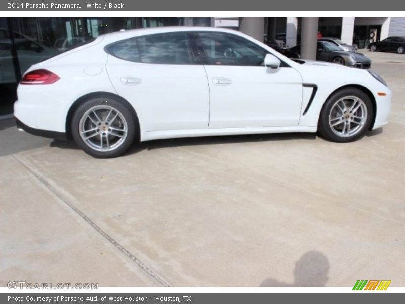 White / Black 2014 Porsche Panamera