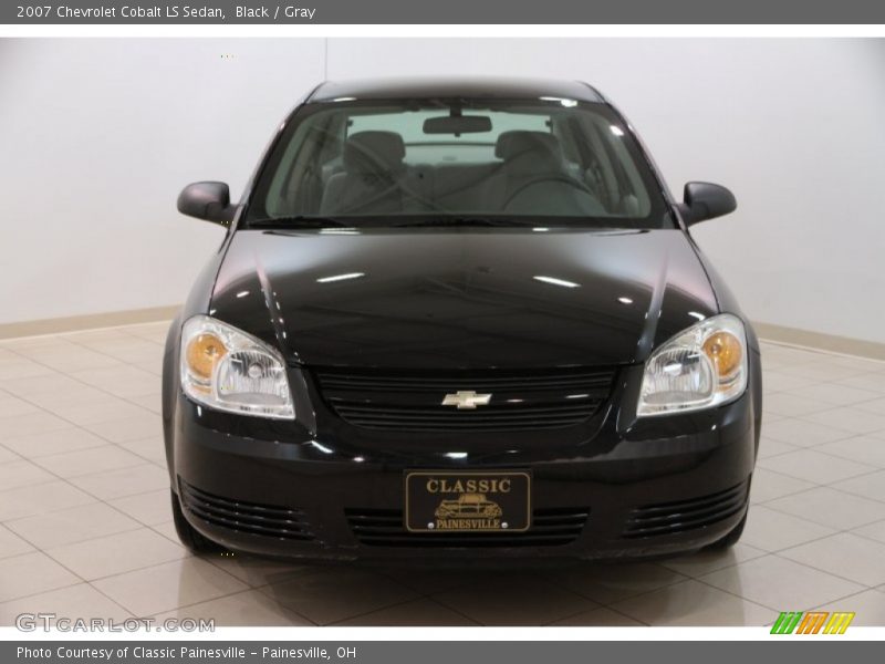 Black / Gray 2007 Chevrolet Cobalt LS Sedan