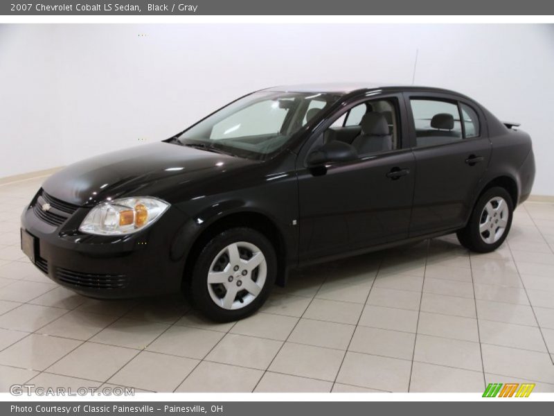 Black / Gray 2007 Chevrolet Cobalt LS Sedan