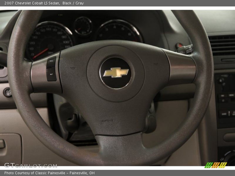 Black / Gray 2007 Chevrolet Cobalt LS Sedan